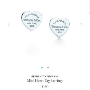 Mini Heart Tag Earrings